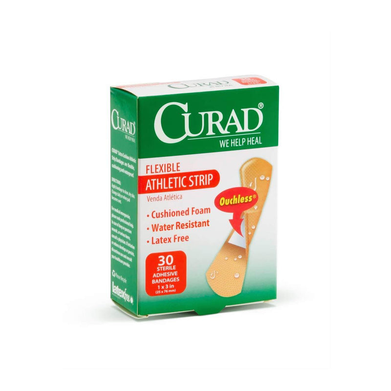 Curad Flexible Athletic Strip Bandages Box of 30 Skin Society Lebanon